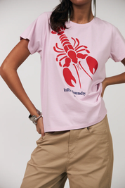 Lollys Laundry Roma Lobster Tee | Pink