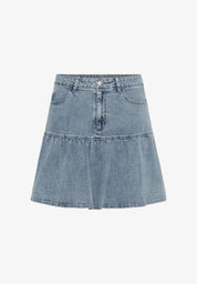 St Tropez Polina Skirt | Light Blue Denim