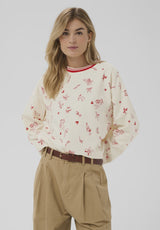 St Tropez Pemillia Sweatshirt | Ice Red Mon Amour