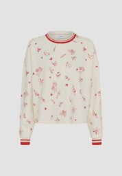 St Tropez Pemillia Sweatshirt | Ice Red Mon Amour