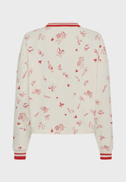 St Tropez Pemillia Sweatshirt | Ice Red Mon Amour