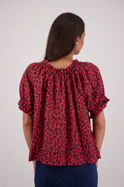 Briarwood Teddy Top | Animal Print
