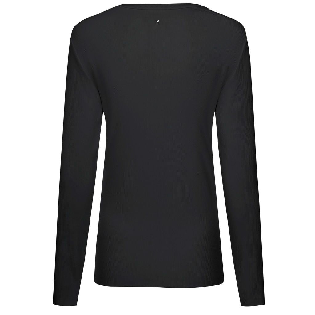 Moke Lina Womens Long Sleeve Knit | Black