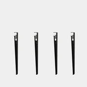 Saffron Inc Metal Legs Short | Black Set Of 4