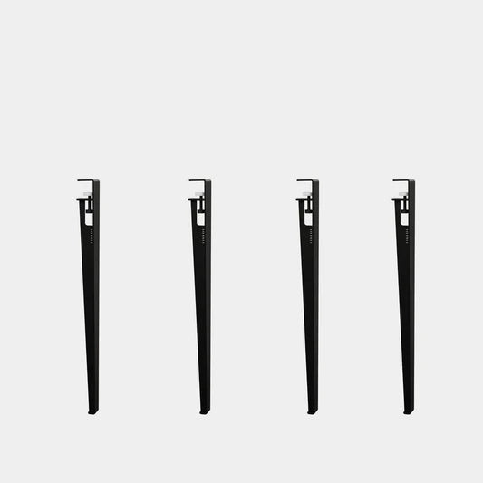 Saffron Inc Metal Legs Short | Black Set Of 4