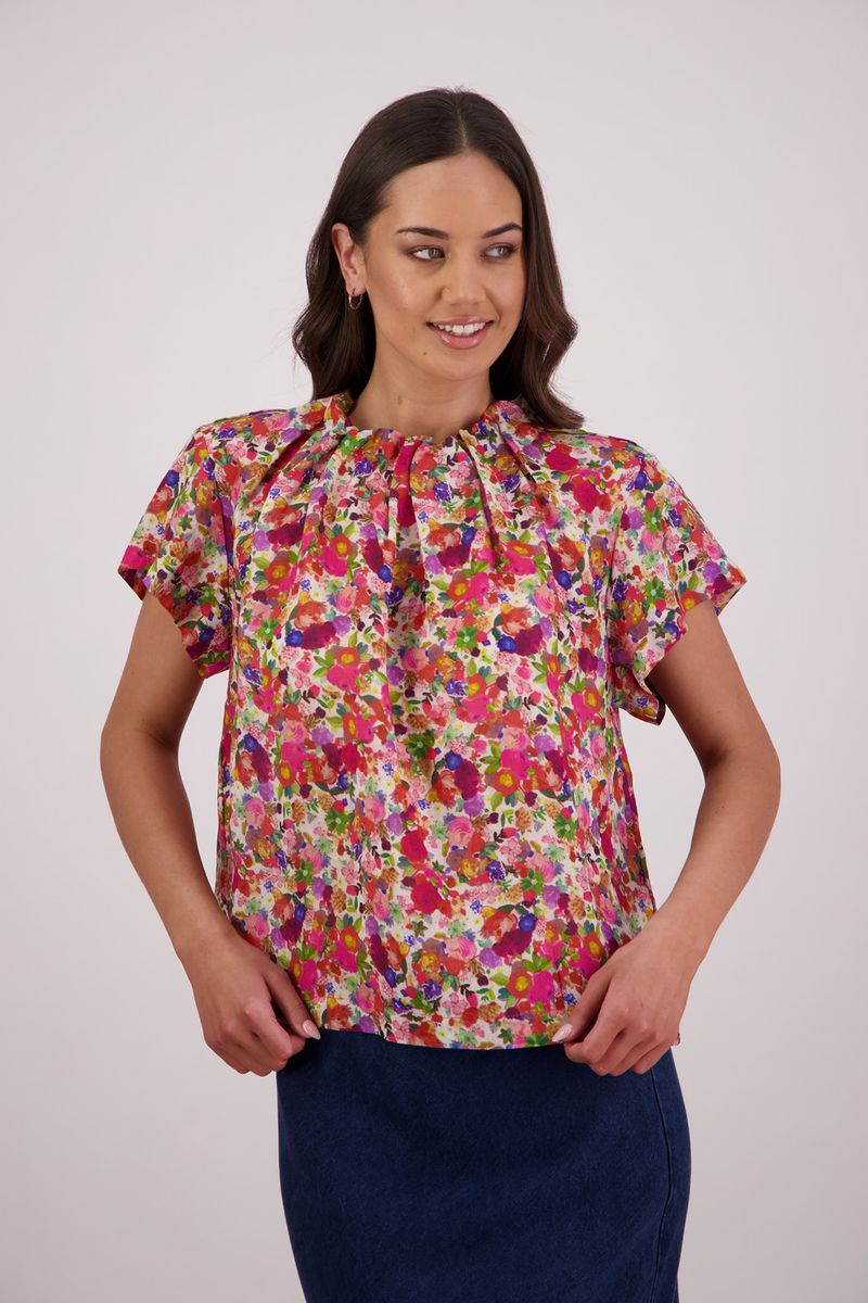 Briarwood Pia Top | Bright Floral