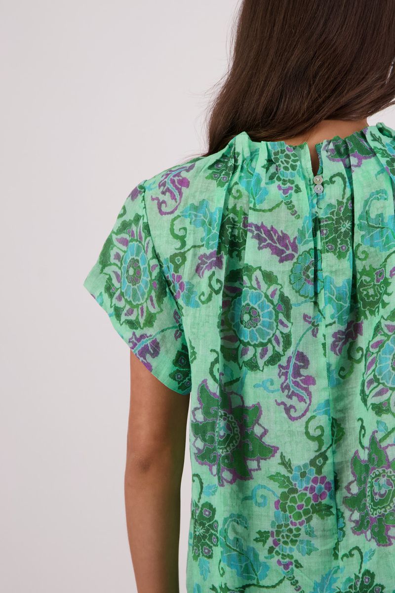 Briarwood Pia Top |  Green Floral