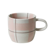 Robert Gordon Blush & Grey Check Mug | Cat's Pyjamas