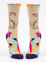 Blue Q Womens Crew Socks | You Crafty Bitch