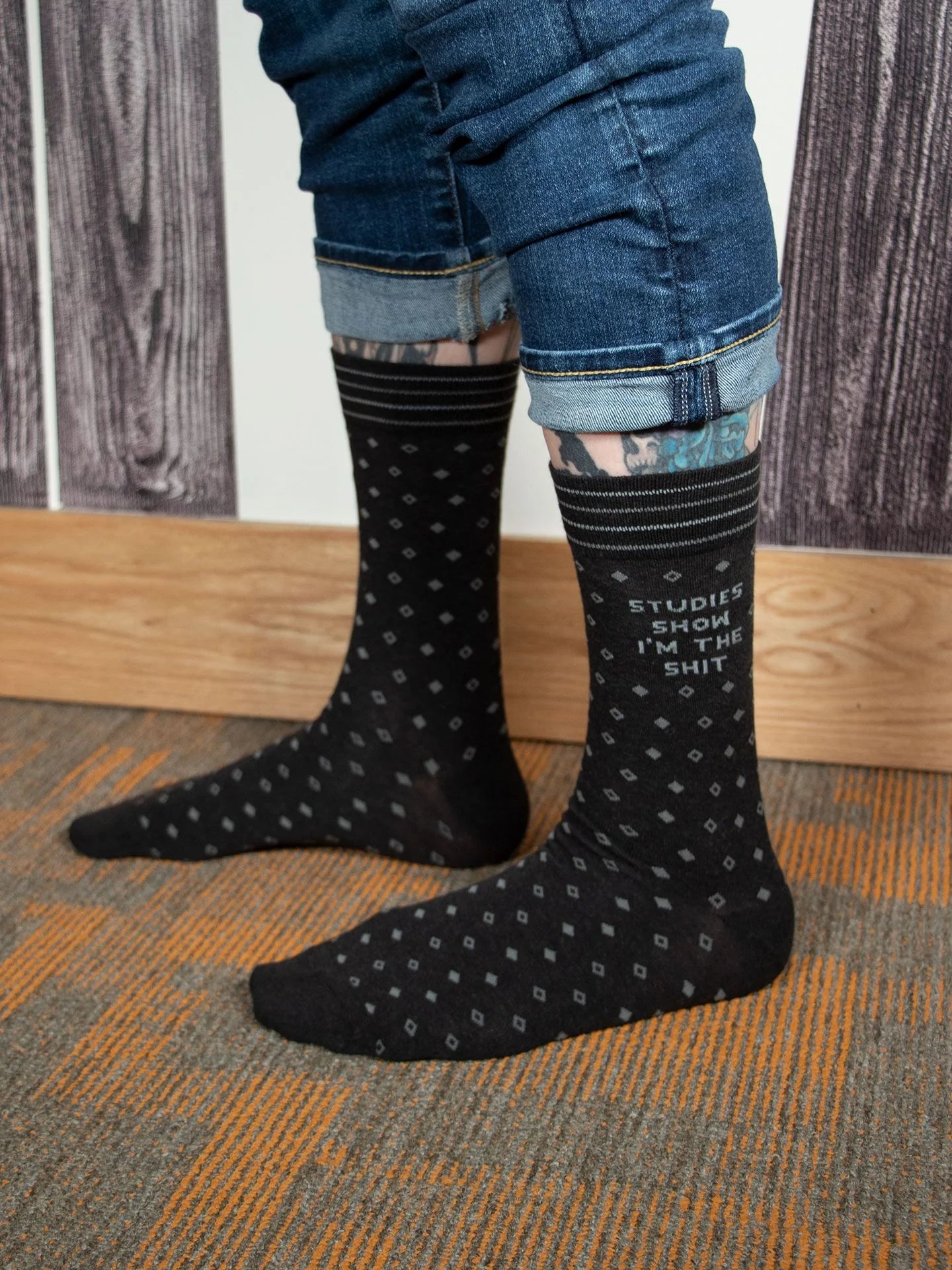 Blue Q Mens Socks | Studies Show I'm The Shit
