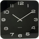 Karlsson Vintage Square Wall Clock | Black