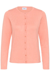 Saint Tropez Mila Round Neck Cardigan | Blooming Dahlia