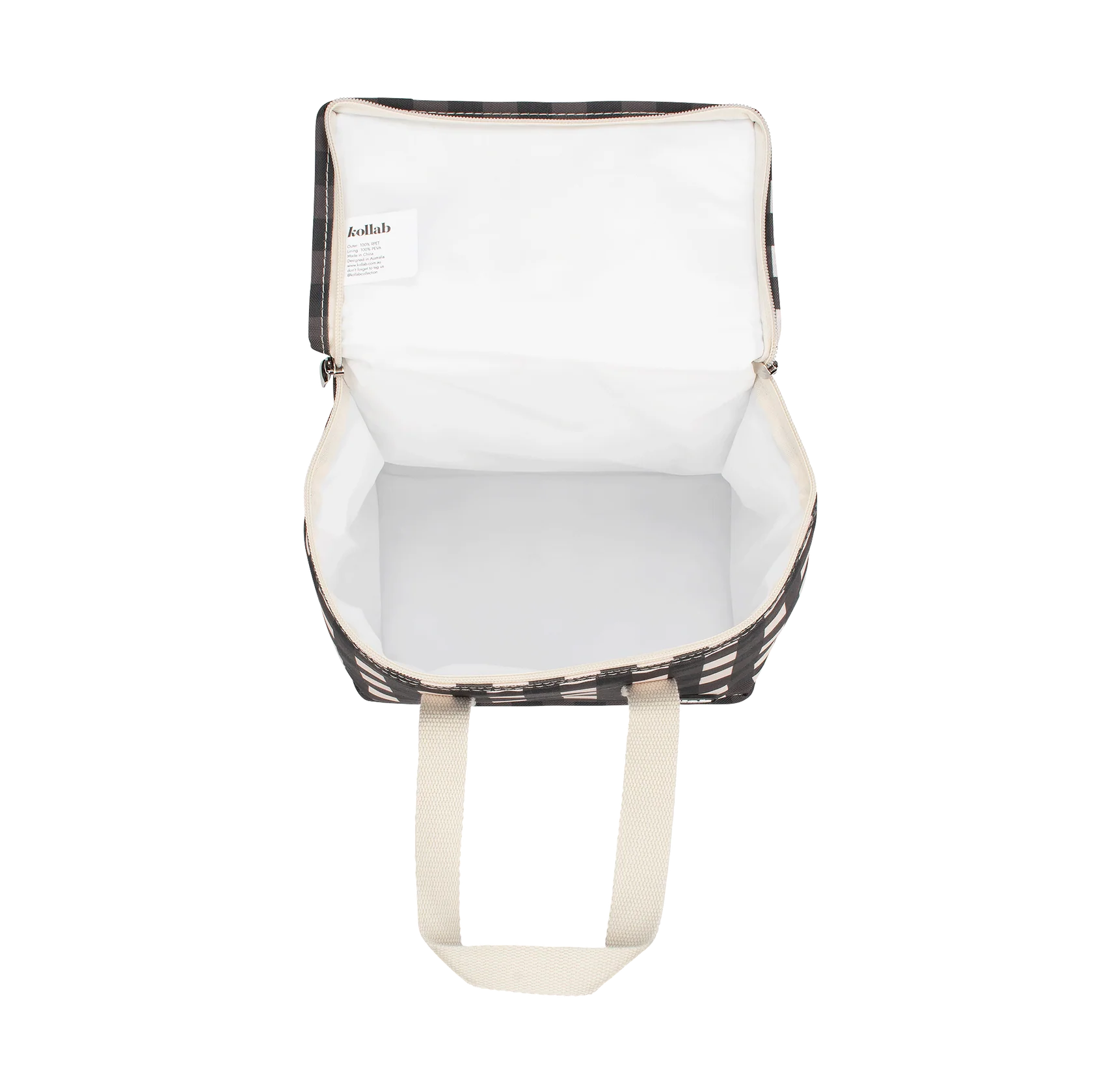 Kollab Lunch Bag | Black Check
