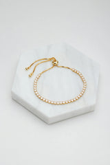 Zafino Nikki Tennis Bracelet | Gold
