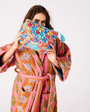 Kip & Co Quilted Cotton Toiletry Purse | Winter Fields