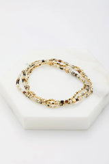 Zafino Ophelia Wrap Bracelet | Black