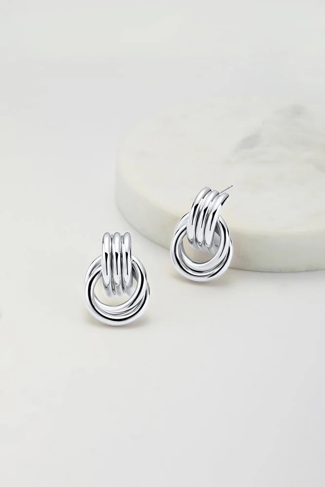 Zafino Poppy Earrings | Silver