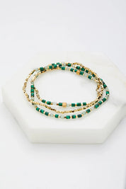 Zafino Ophelia Wrap Bracelet | Jade