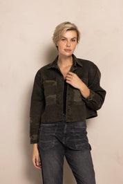 Zhrill Louie Jacket | Camo Green