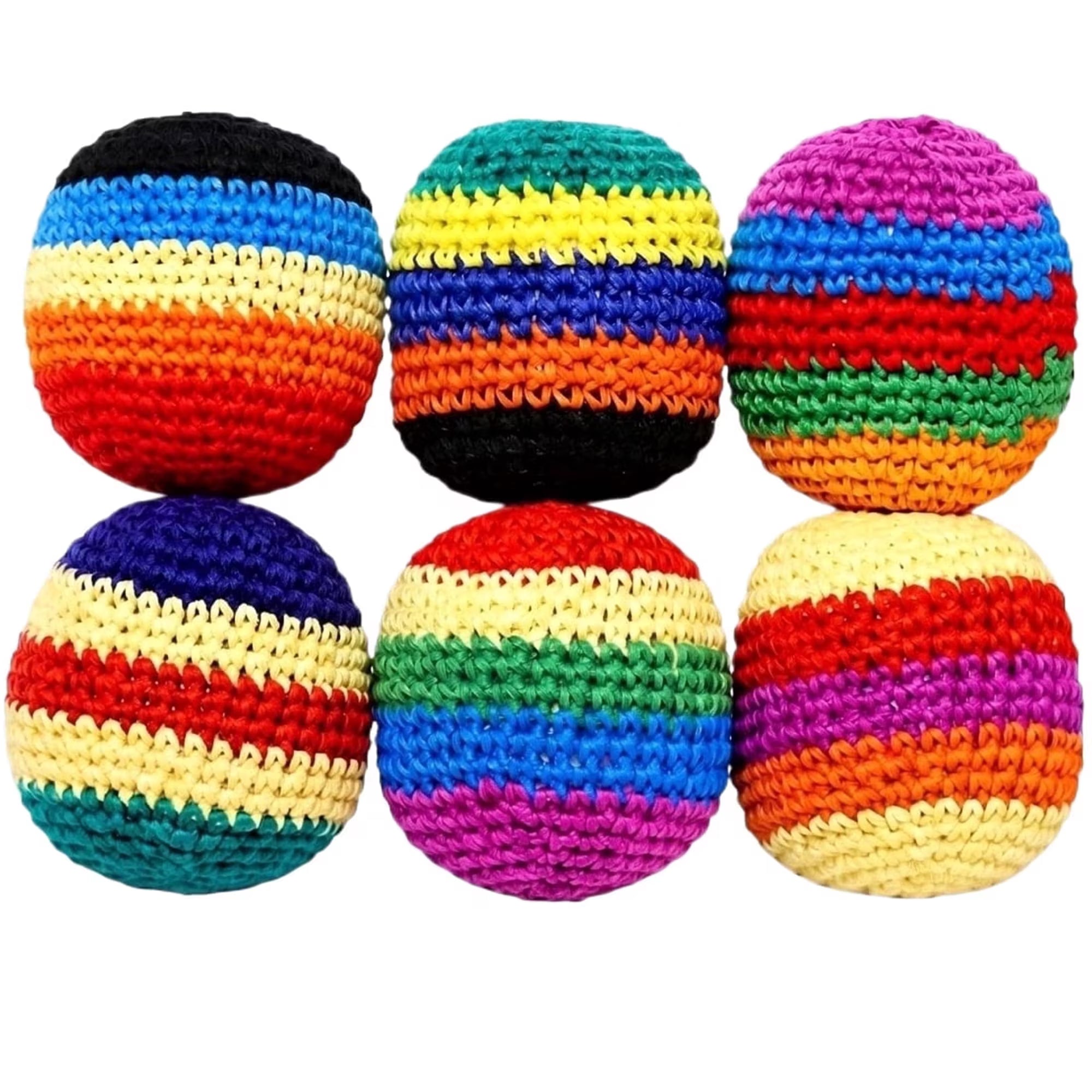 Hand Knitted Hacky Sack | Multi
