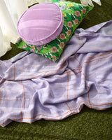 Kip & Co Velvet Pea Cushion | Lilac