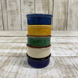 Spanish Terracotta Tapas Dish | Blue Black 6cm