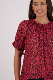 Briarwood Teddy Top | Animal Print