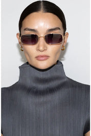 Reality Future Sound Sunglasses | Gold Smoke