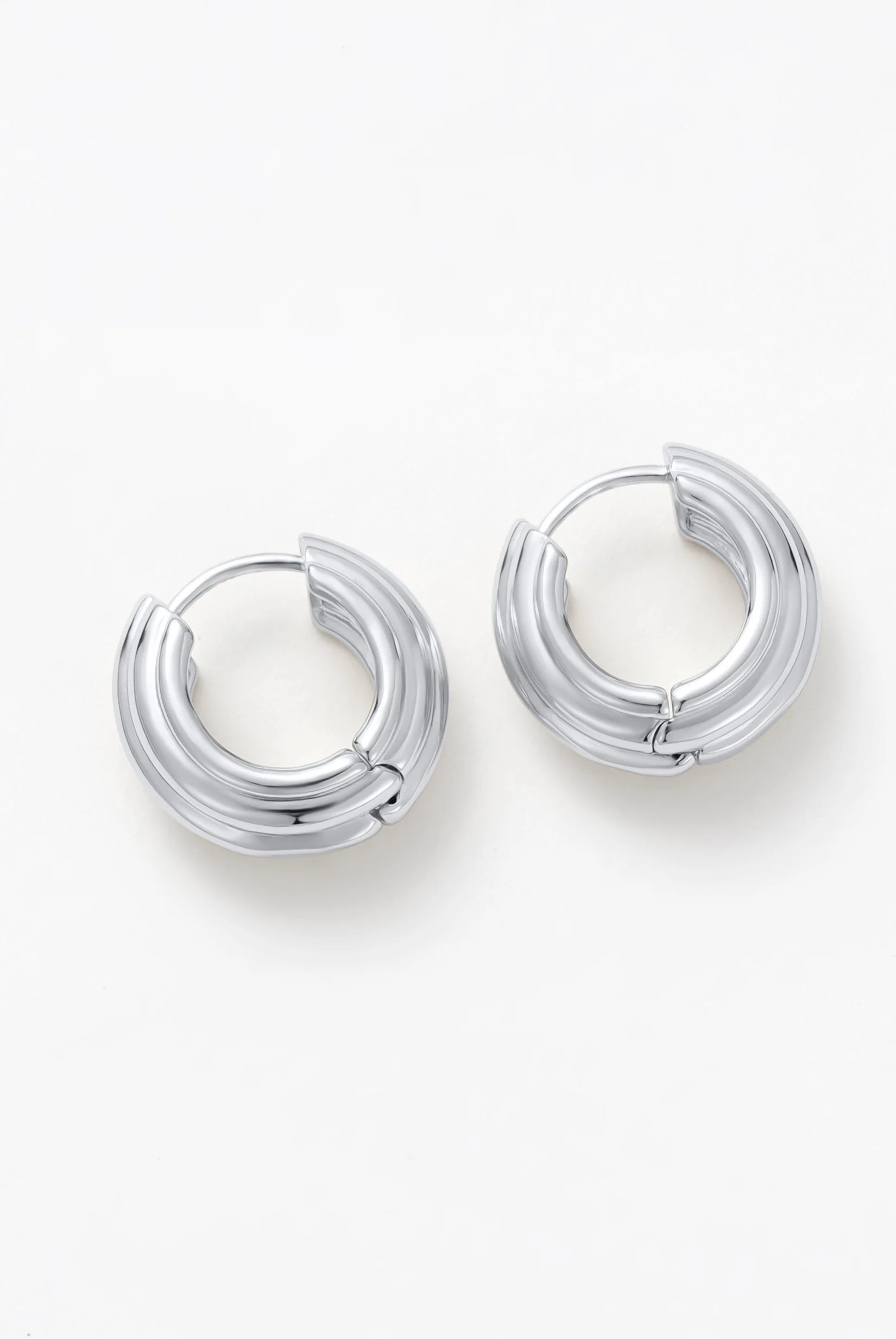 Zafino Eliza Hoop Earring | Silver