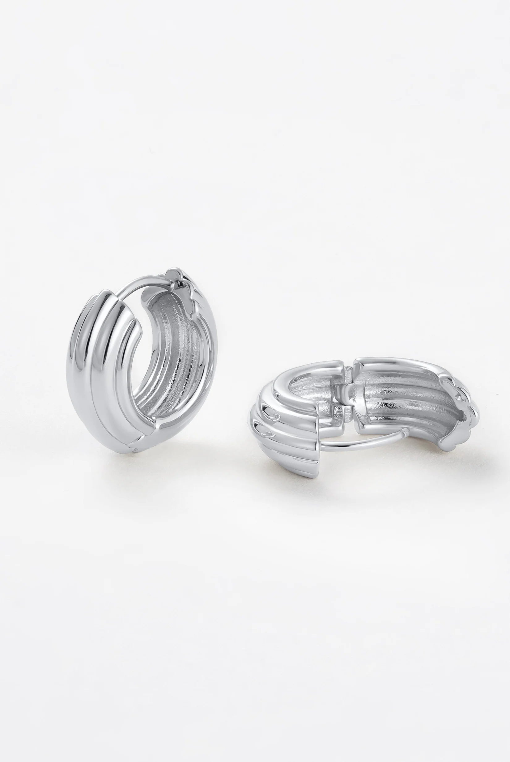 Zafino Eliza Hoop Earring | Silver