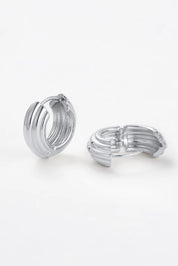 Zafino Eliza Hoop Earring | Silver