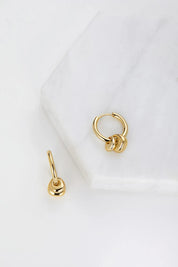 Zafino Sadie Hoop Earring | Gold Large