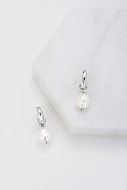 Zafino Charlie Mini Hoop Earrings | Silver