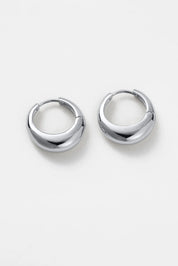 Zafino Cleo Hoop | Medium Silver