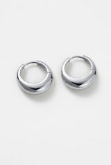 Zafino Cleo Hoop | Medium Silver