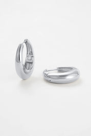 Zafino Cleo Hoop | Large Silver