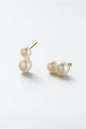 Zafino Madeline Earrings | Pearl Gold