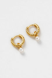 Zafino Emery Earring | Pearl Gold