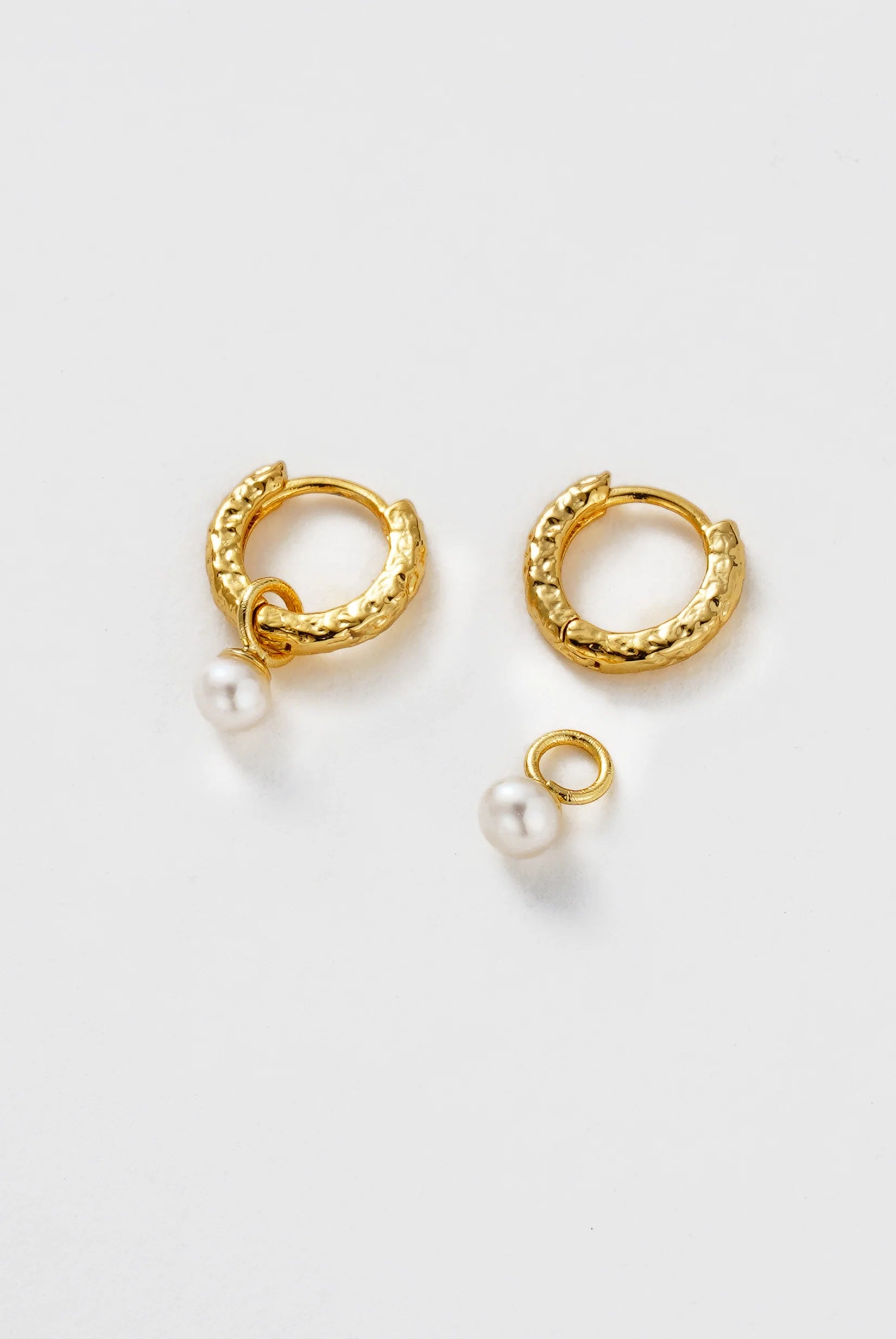 Zafino Emery Earring | Pearl Gold