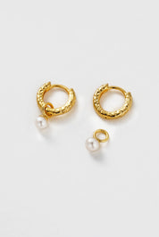Zafino Emery Earring | Pearl Gold