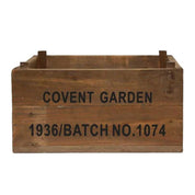 French Country Covent Garden Wooden Crate | Large
