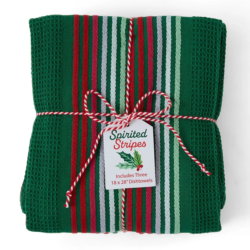 Spirited Stripes Heavyweight Essentials Dishtowel | Set of 3