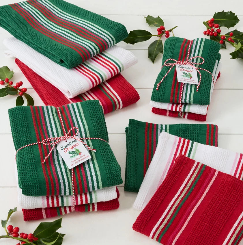 Spirited Stripes Heavyweight Essentials Dishtowel | Set of 3