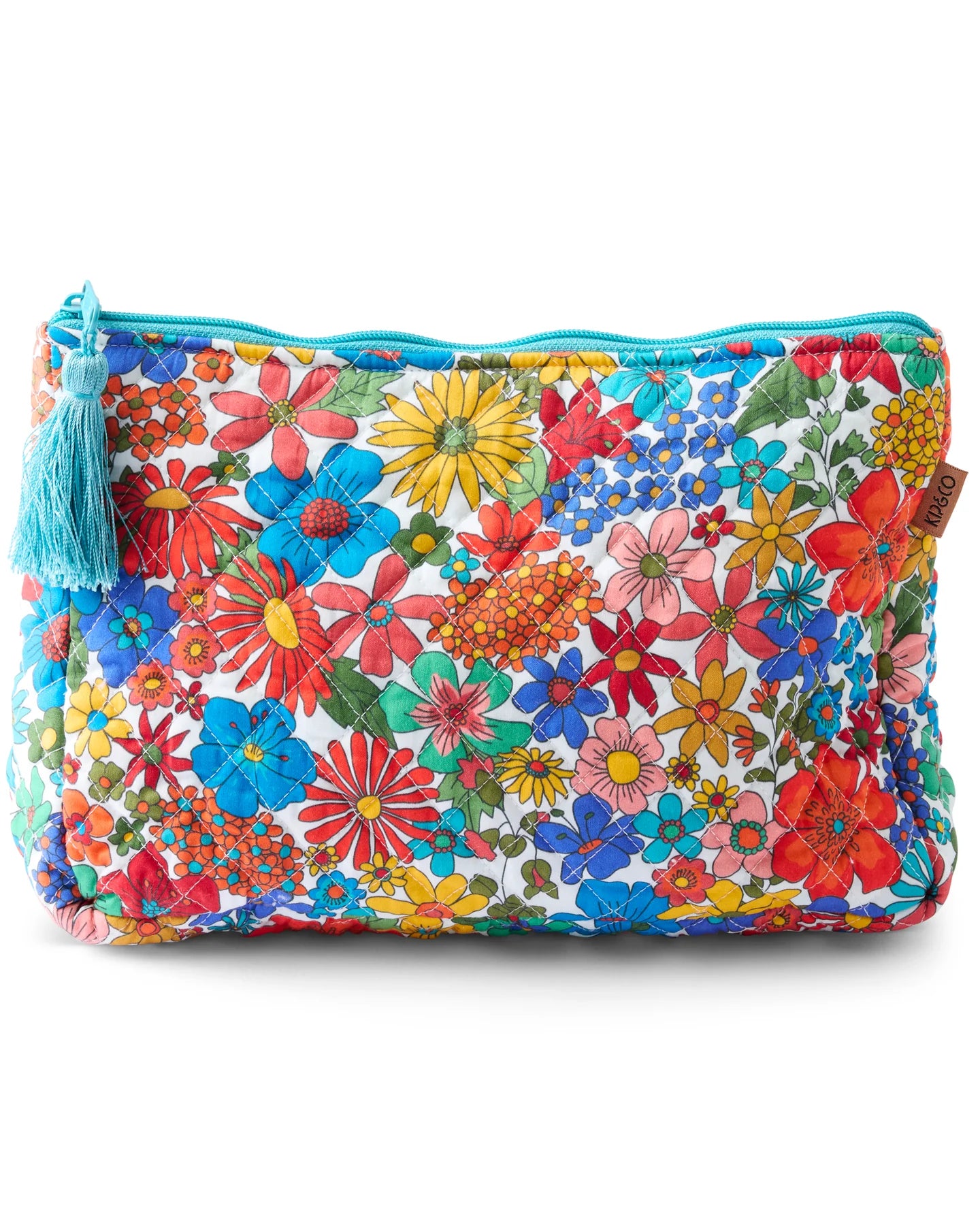 Kip & Co Quilted Cotton Toiletry Purse | Winter Fields