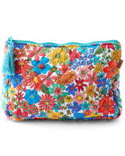 Kip & Co Quilted Cotton Toiletry Purse | Winter Fields