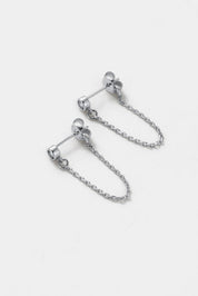 Zafino Crystal Chain Wrap Earring | Silver