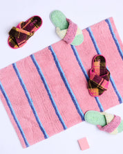 Kip & Co  Blushing Stripe Bath Mat | One Size