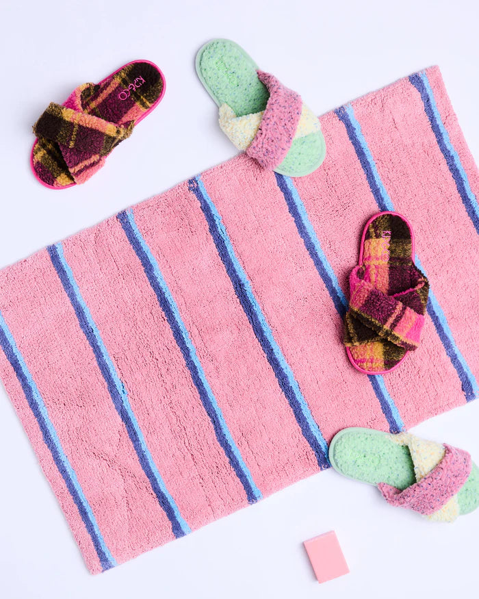 Kip & Co  Blushing Stripe Bath Mat | One Size
