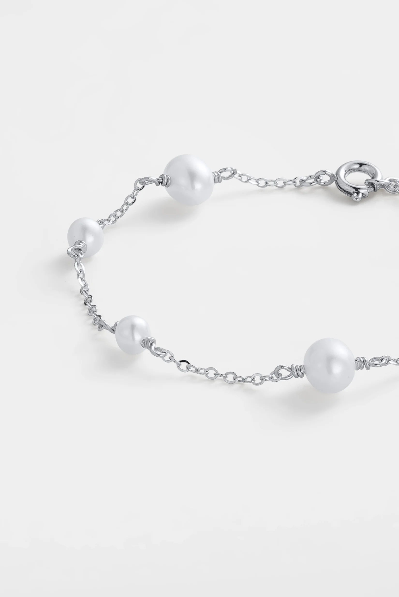 Zafino Luna Pearl Bracelet | Silver