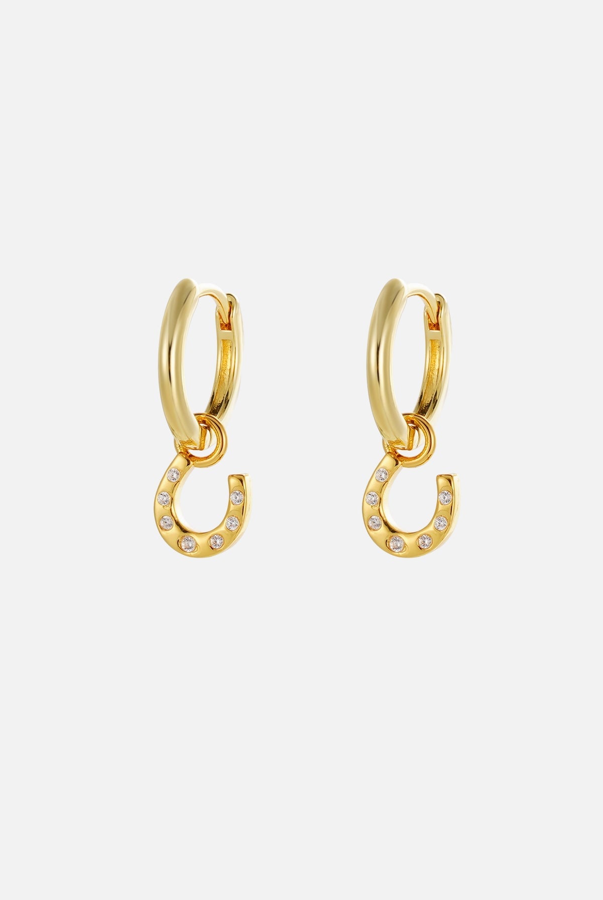 Zafino Lucky Hoop Earrings | Gold
